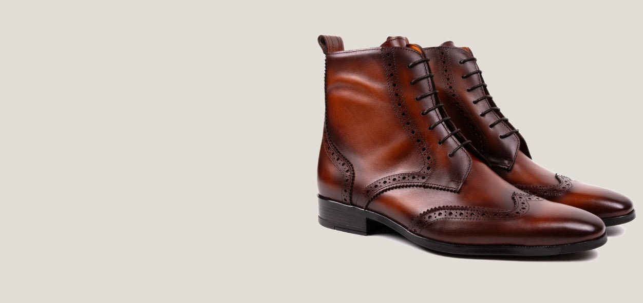 Handcrafted Dress Boots for Men Reinhard Frans Handcrafted Dress Boots for Men Reinhard Frans