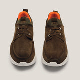 Soho 01 Camouflage Green Suede