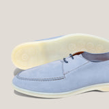 Lecce -  Light Blue Suede - Derby