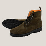 Bolzano24 - Camouflage Green - Suede Boots