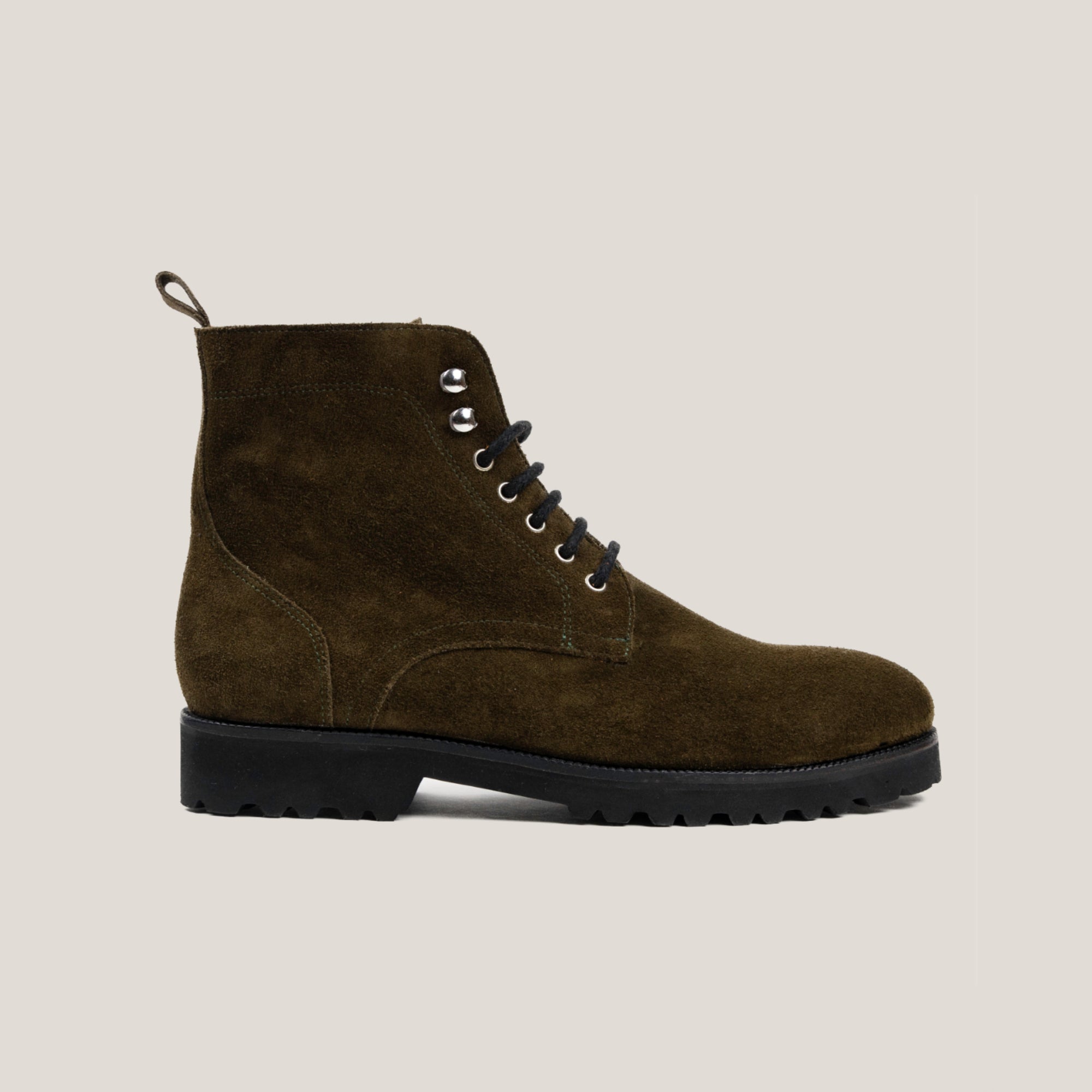 Bolzano24 - Camouflage Green - Suede Boots