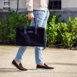 Capri - Donkerbruine Suède - Loafers