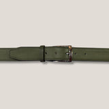 Leather Belt - Green Patina