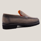 Trento - Taupe Grijze (dodo) Suède - Loafers