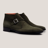 Stockholm Camouflage Green Suede