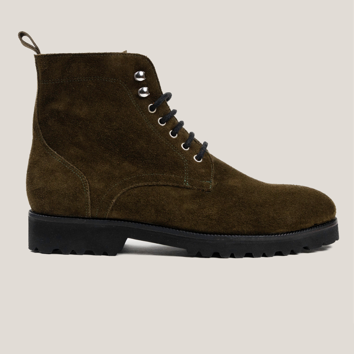 Bolzano24 Camouflage Green Suede Boots