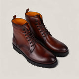 Bolzano24 - Cognac Brown Patina Leather - Boots