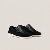 Capri - Black Suede 1668 Croco - Loafers — Loafers | Reinhard Frans