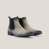 Chelsea - Olive Green Airbrushed Suede