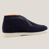 Lecco Donkerblauwe Suède Chukka Boots