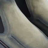 Livorno Chiro - Olive Green Airbrushed Suede