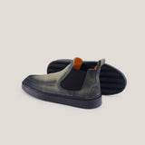 Livorno Chiro - Olive Green Airbrushed Suede
