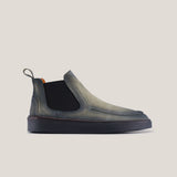 Livorno Chiro - Olive Green Airbrushed Suede