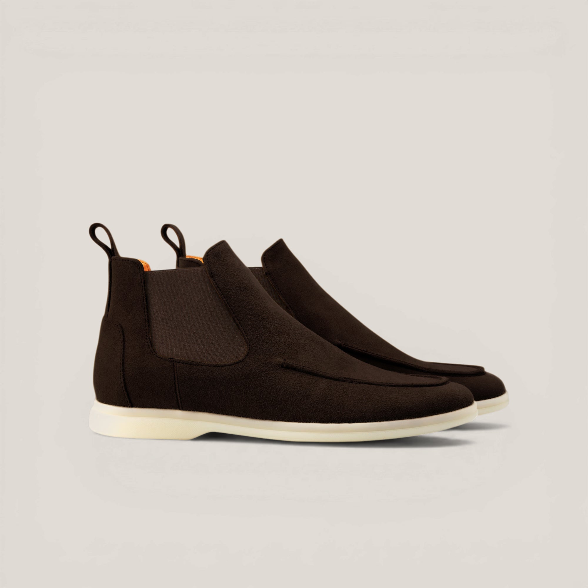 Livorno - Dark Brown Suede - Chelsea Boots