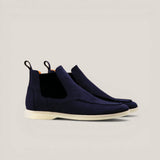 Livorno - Dark Navy Suede - Chelsea Boots