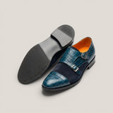Monte carlo - Navy Suede with Croco - size 43