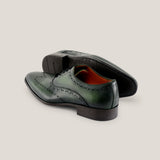 Naples -  Smaragdgroene Patina - Leren Brogues