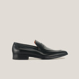 Porto - Black Leather - Penny Loafers