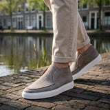 Savona - Elephant Grey Suede - Loafers