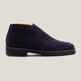 Sienna Dark Navy Suede Slip-on Chukkas