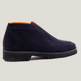 Sienna Dark Navy Suede Slip-on Chukkas