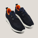 Soho 01 - Donkerblauw Suède - Sneaker
