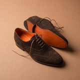 Basel - Dark Brown Suede - Size 42