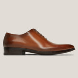 Vienna24 Cognac Patina Leather Wholecut Oxfords