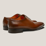 Vienna24 Cognac Patina Leather Wholecut Oxfords