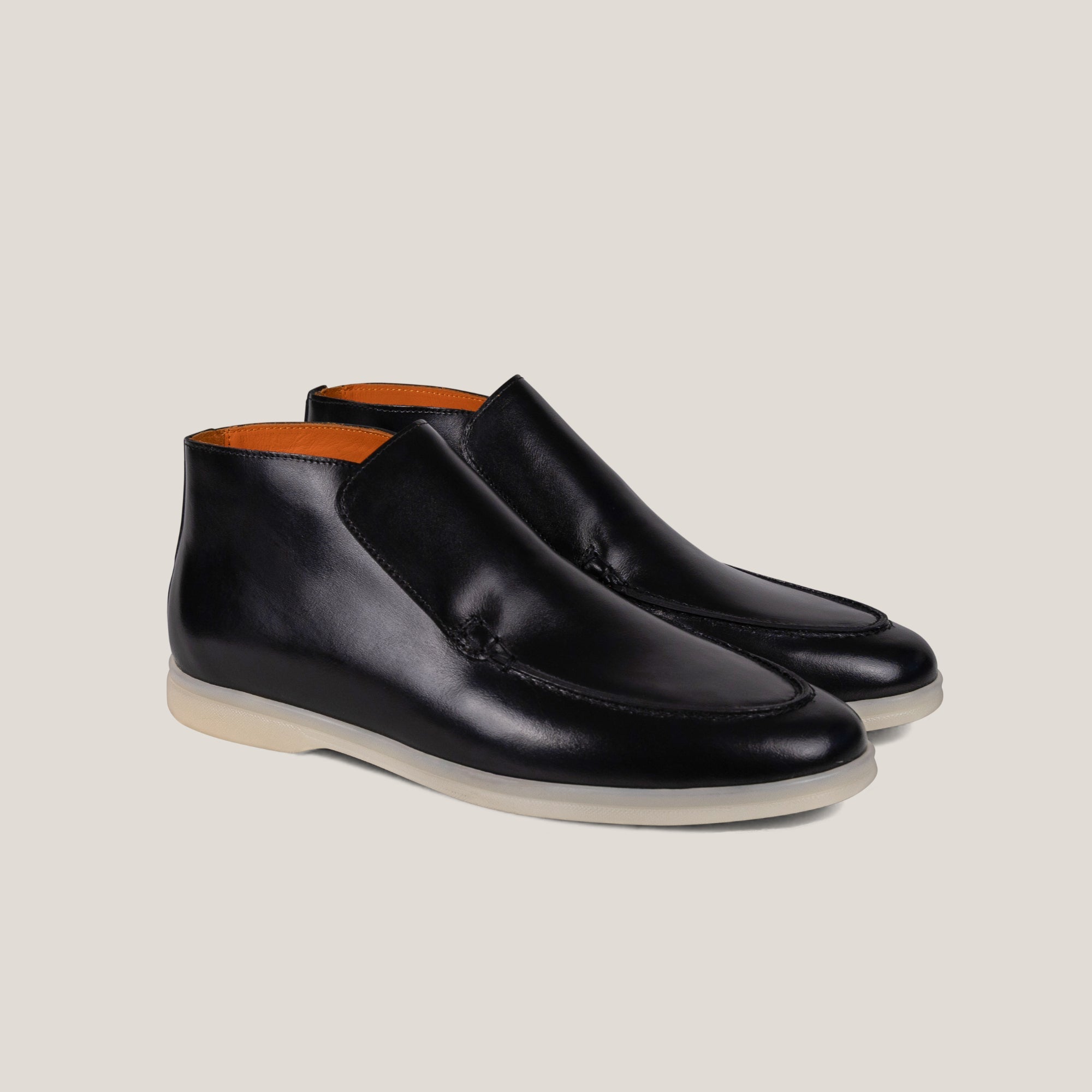 Andora - Black Calf - Loafer Boots