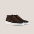 Ankle Loafers | Andora Chiro - Chocolate Airbrushed Suede - Loafer Boots | Reinhard Frans