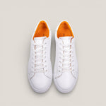 Baltimore - White Calf Leather - Sneakers — sole view | Reinhard Frans
