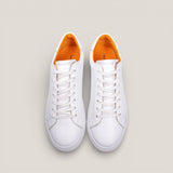 Baltimore - White Calf Leather - Sneakers — sole view | Reinhard Frans