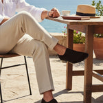 Basel - Dark Brown Suede - Brogue Shoes — top view | Reinhard Frans