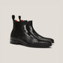 Bergamo - Cacao Criollo Croco - Chelsea Boots — Boots | Reinhard Frans
