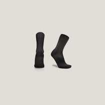 Black merino wool socks, made in Italy