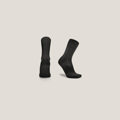 Black merino wool socks, made in Italy