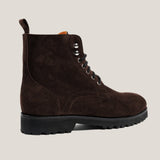 Bolzano24 Dark Brown Suede Boots