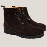 Bolzano24 Dunkelbraune Wildleder Stiefel