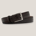 Cacao Criollo Patina Croco Belt - Reinhard Frans - Belts