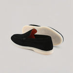 Mens Capri - Black Suede - Loafers - Reinhard Frans - Summer Loafers