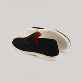 Mens Capri - Black Suede - Loafers - Reinhard Frans - Summer Loafers
