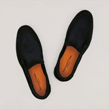 Mens Capri - Black Suede - Loafers - Reinhard Frans - Summer Loafers