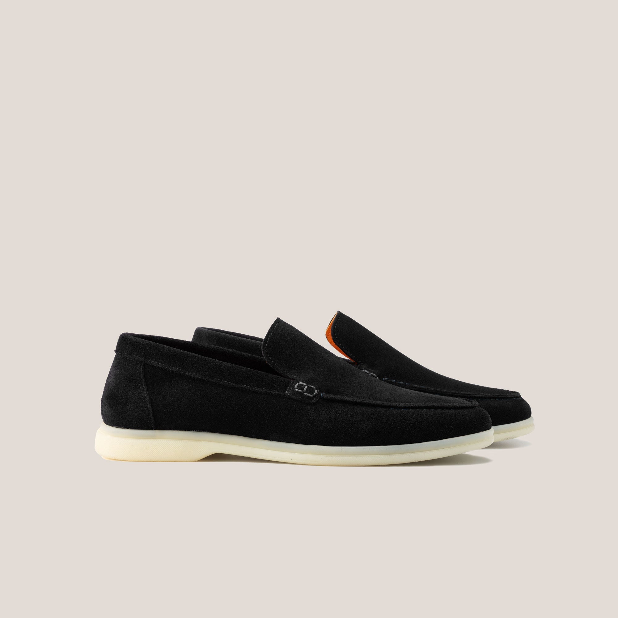 Mens Capri - Black Suede - Loafers - Reinhard Frans - Summer Loafers