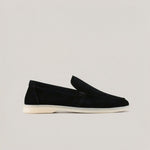 Mens Capri - Black Suede - Loafers - Reinhard Frans - Summer Loafers