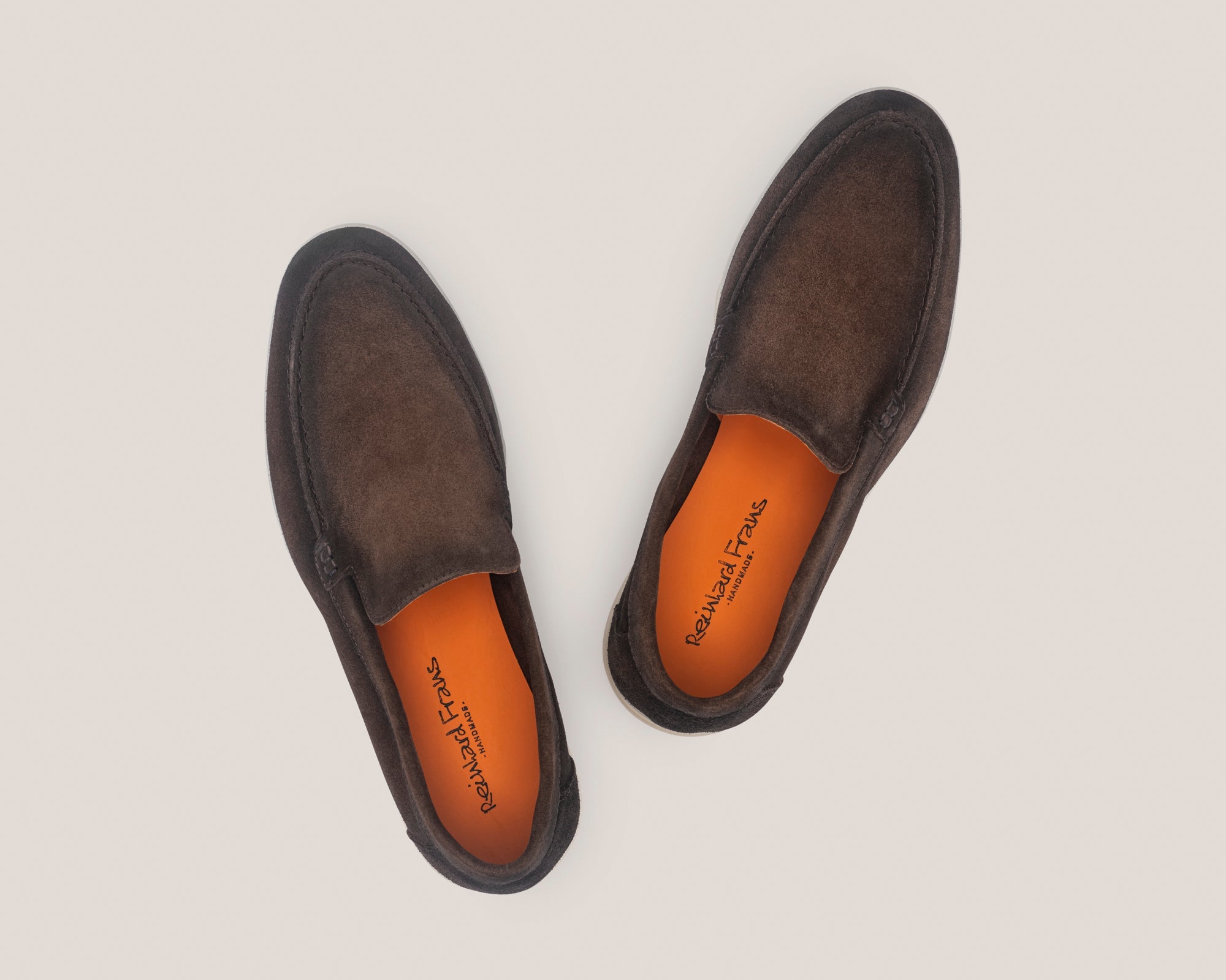 Mens Capri - Chocolate Airbrushed Suede - Loafers - Reinhard Frans - summer Loafers