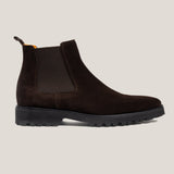 CHELSEA24 Dark Brown Suède