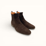 Chelsea [SC] - Dark Brown Suede - Size 43 — Chelsea Boots | Reinhard Frans
