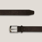 Dark Brown Suede Belt