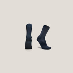 Dark navy merino wool socks, made in Italy
